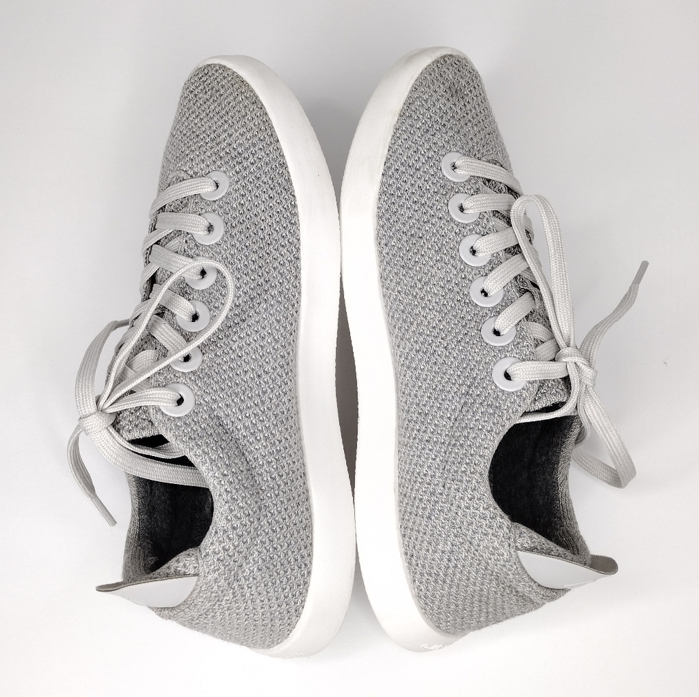 Allbirds TR Tree Pipers Women's Knit Lace Up Gray Sneakers Shoes - Picture 4 of 10